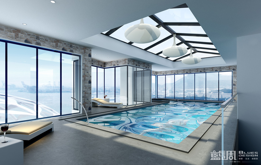 南海玫瑰園空中別墅設計:泳池