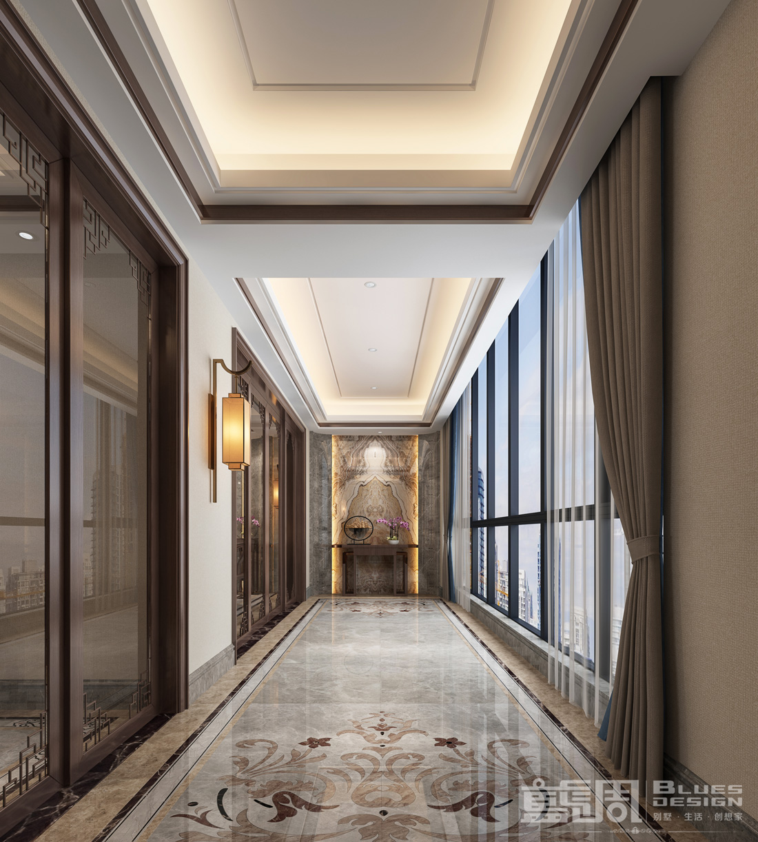 公園大地復(fù)式豪宅設(shè)計(jì)