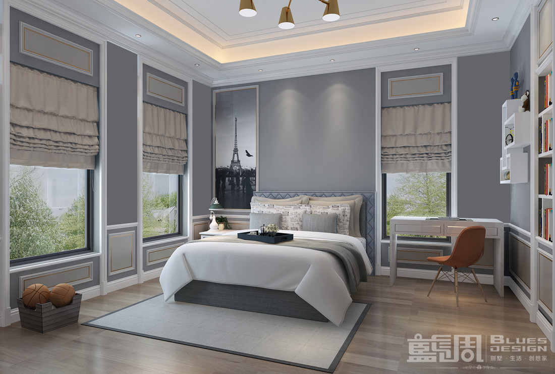 蓮湖山莊獨棟別墅設計-男孩房