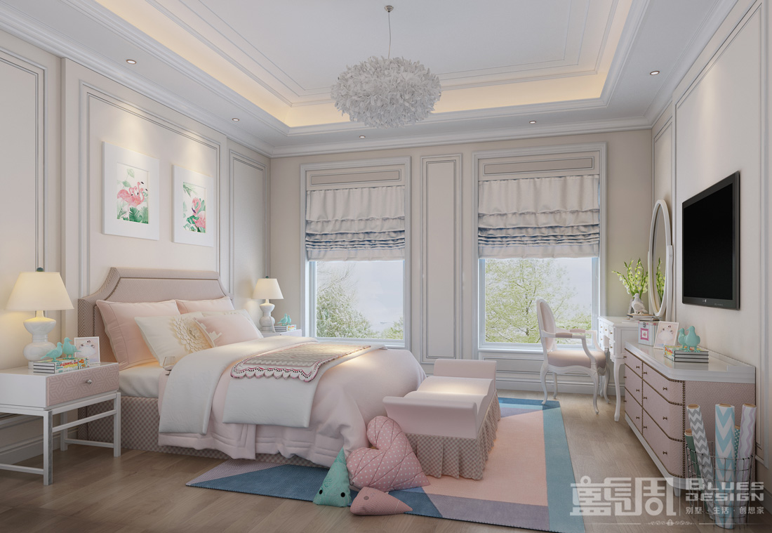 蓮湖山莊獨棟別墅設計-小女兒房