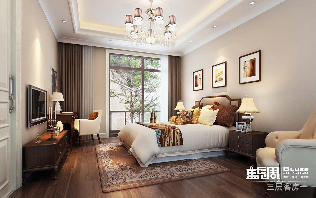 燕晗山居別墅設計-三層客房一