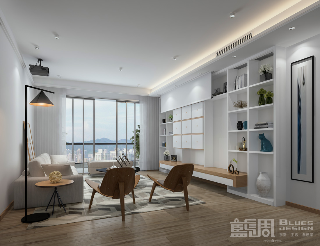 深圳尚峰私宅設(shè)計(jì)-客廳 | 藍(lán)調(diào)設(shè)計(jì)