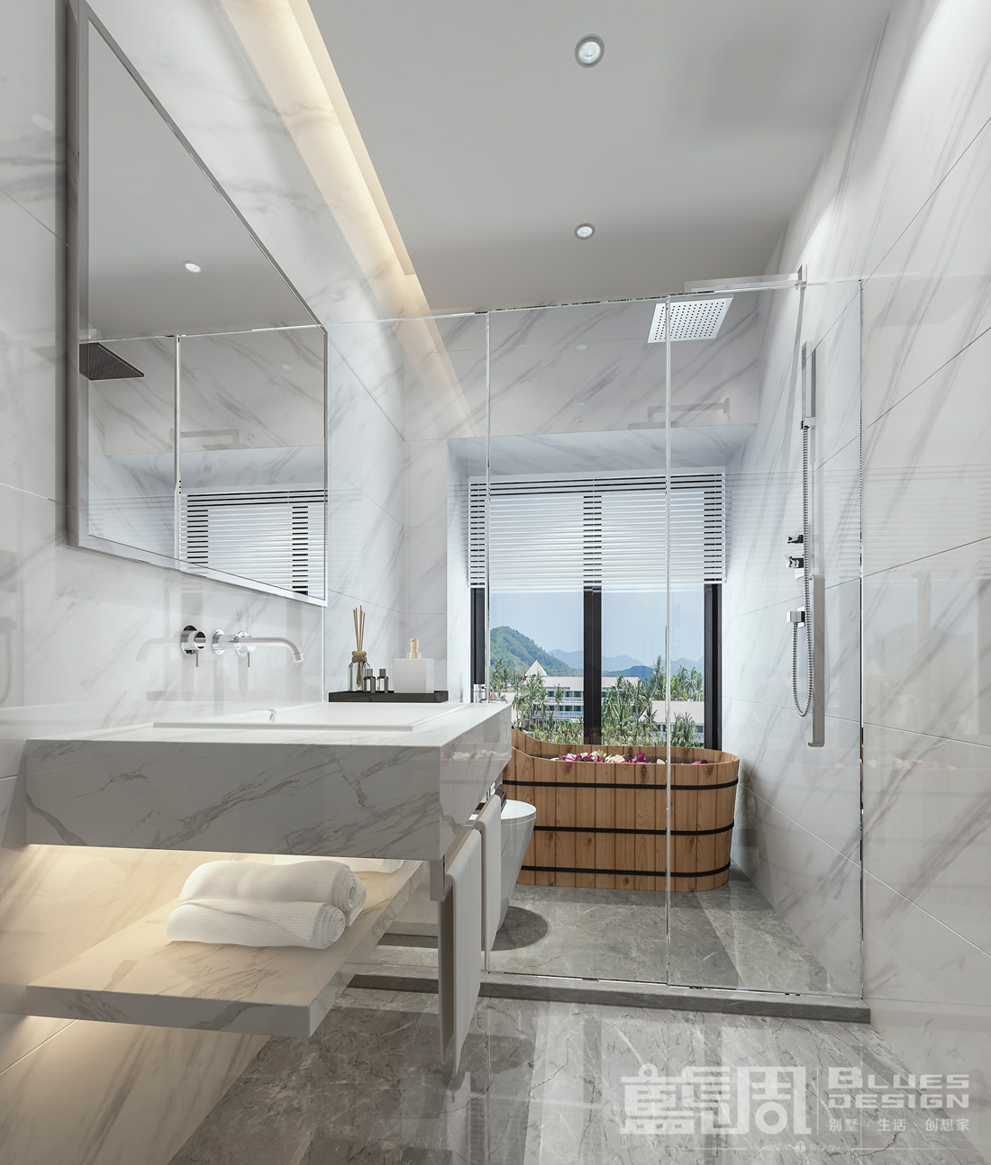 深圳尚峰私宅設(shè)計(jì)-衛(wèi)生間 | 藍(lán)調(diào)設(shè)計(jì)