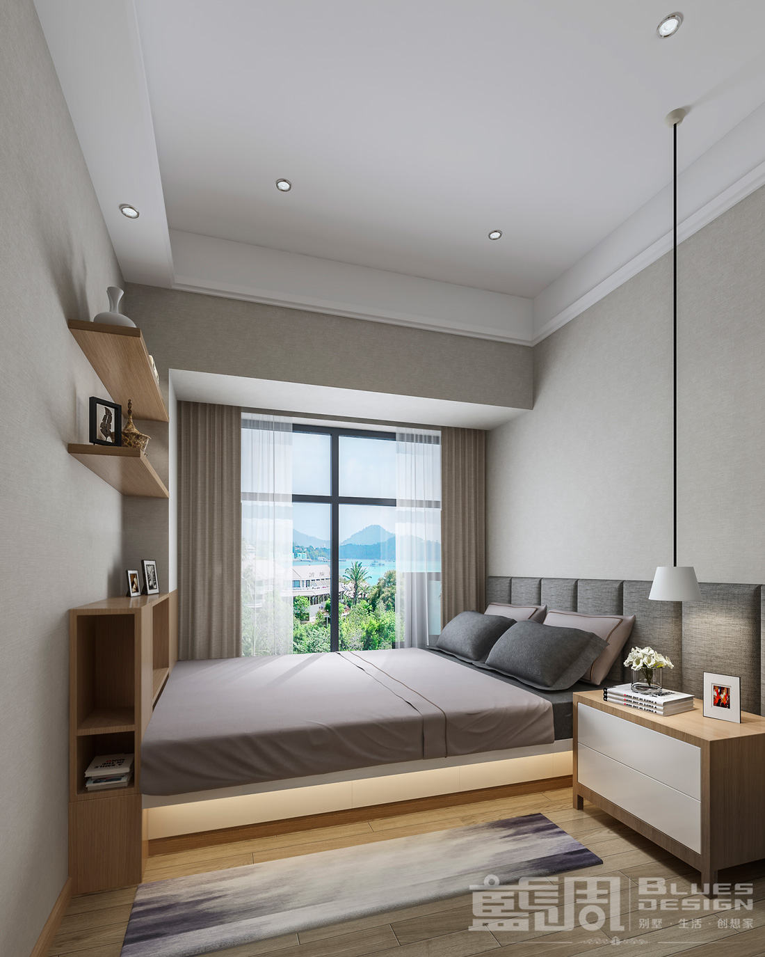 深圳尚峰私宅設(shè)計(jì)-長(zhǎng)輩房 | 藍(lán)調(diào)設(shè)計(jì)
